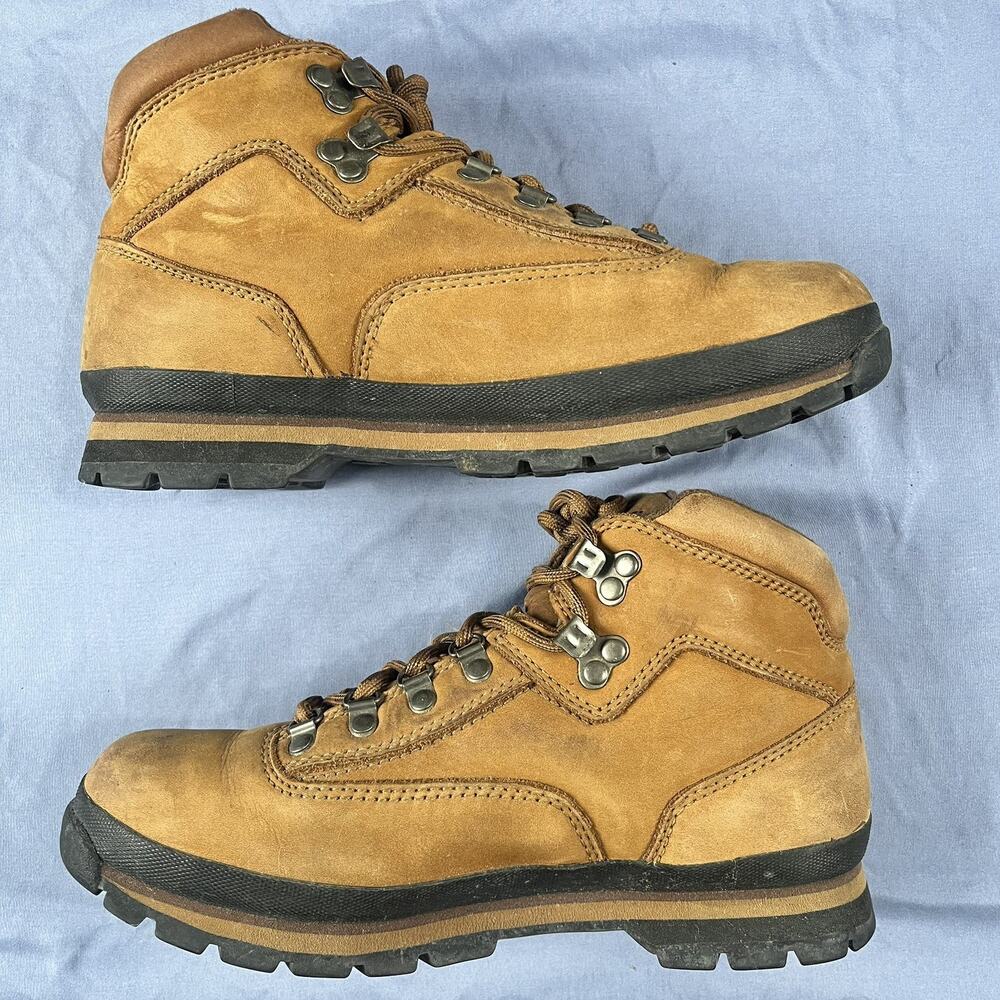Timberland Euro Hiker Boots Women’s Size 9 Brown Leather Outdoor Hiking Shoes
